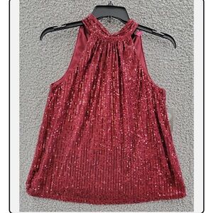 NWT Vince Camuto mock neck halter top